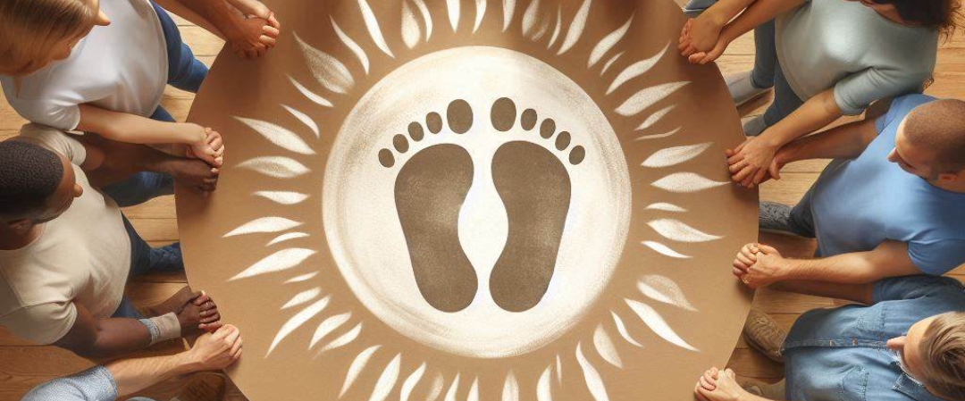 footprints of HOPE banner