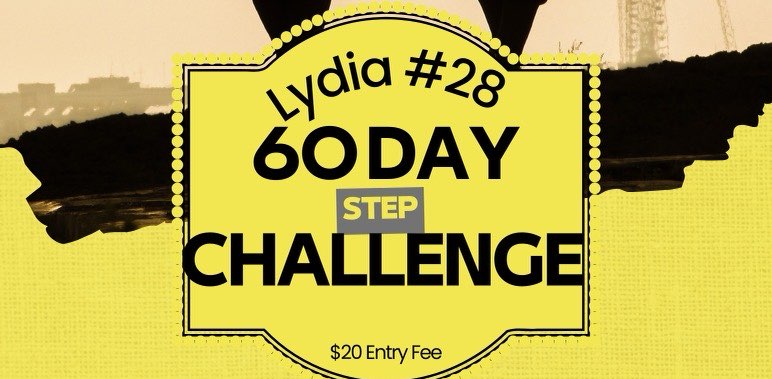 LYDIA #28 ~ STEP CHALLENGE banner