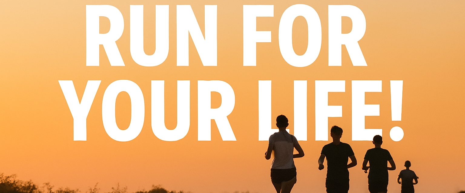 Run for Your Life! banner