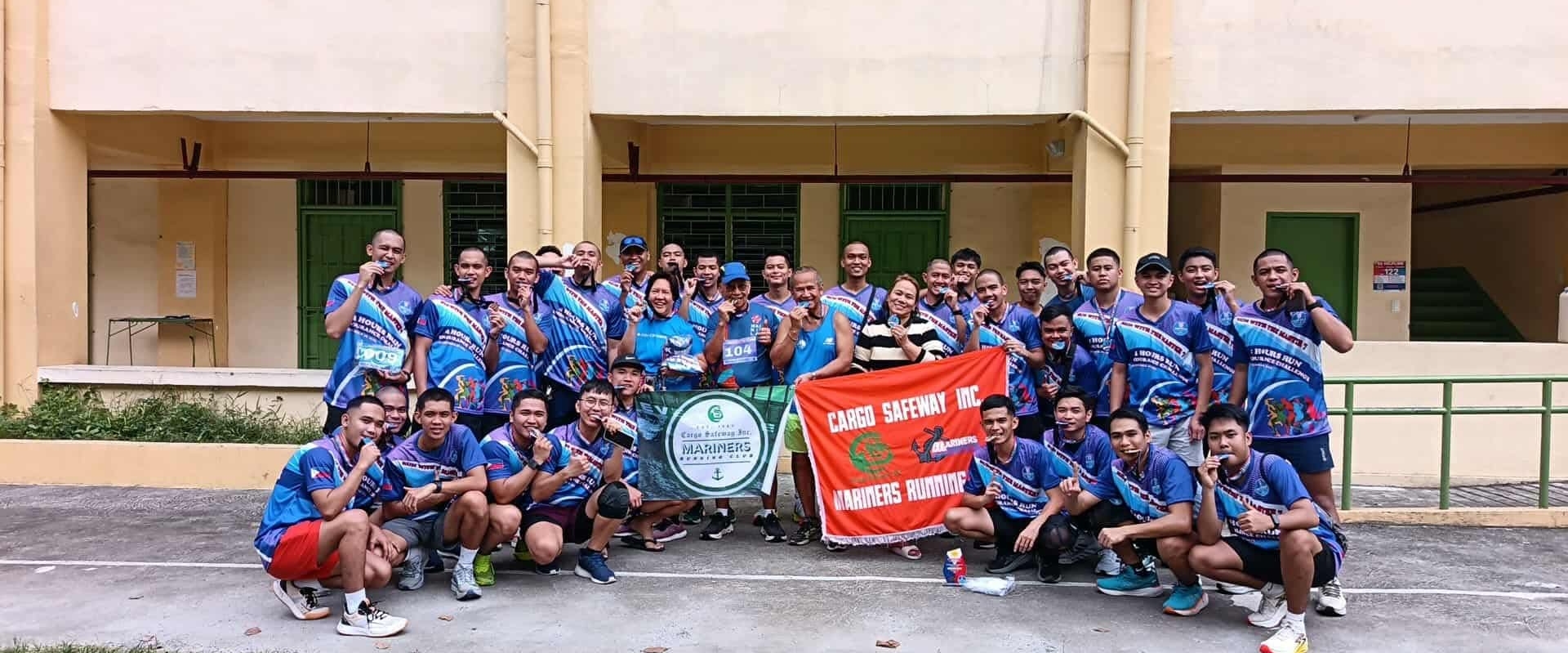 Mariners Running Club banner