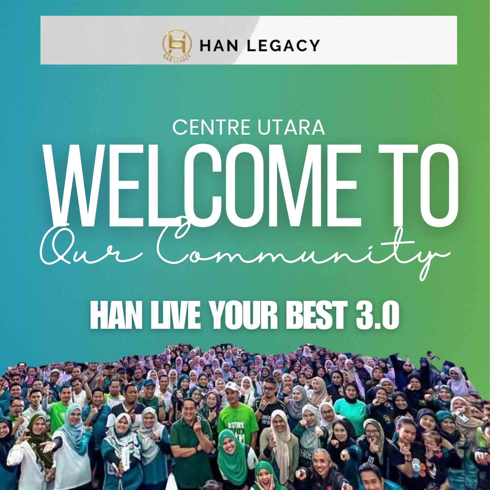 HLYB 3.0 UTARA 6000 STEP A DAY logo