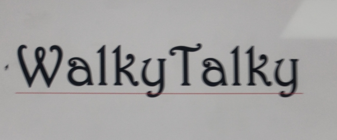 WalkyTalky banner