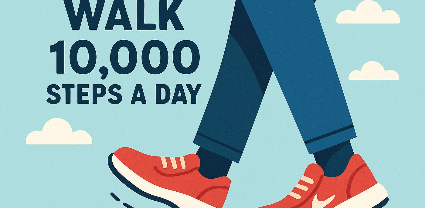 10,000 steps club! banner