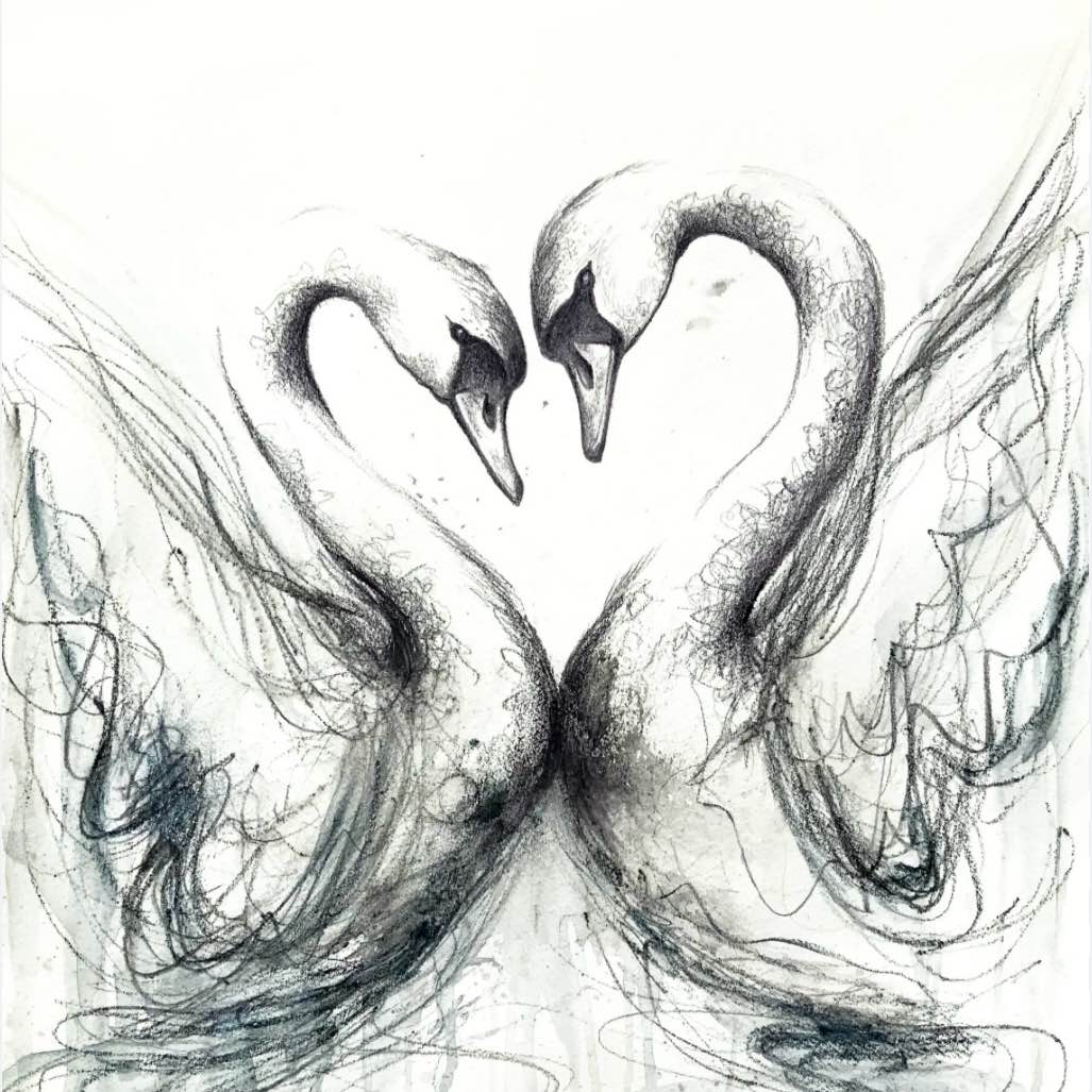 🦢 Svandís & Úlfur 🐺 logo