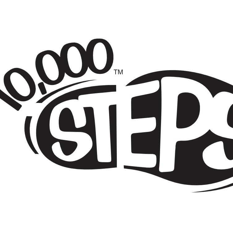 10K steps challenge with Poone logo