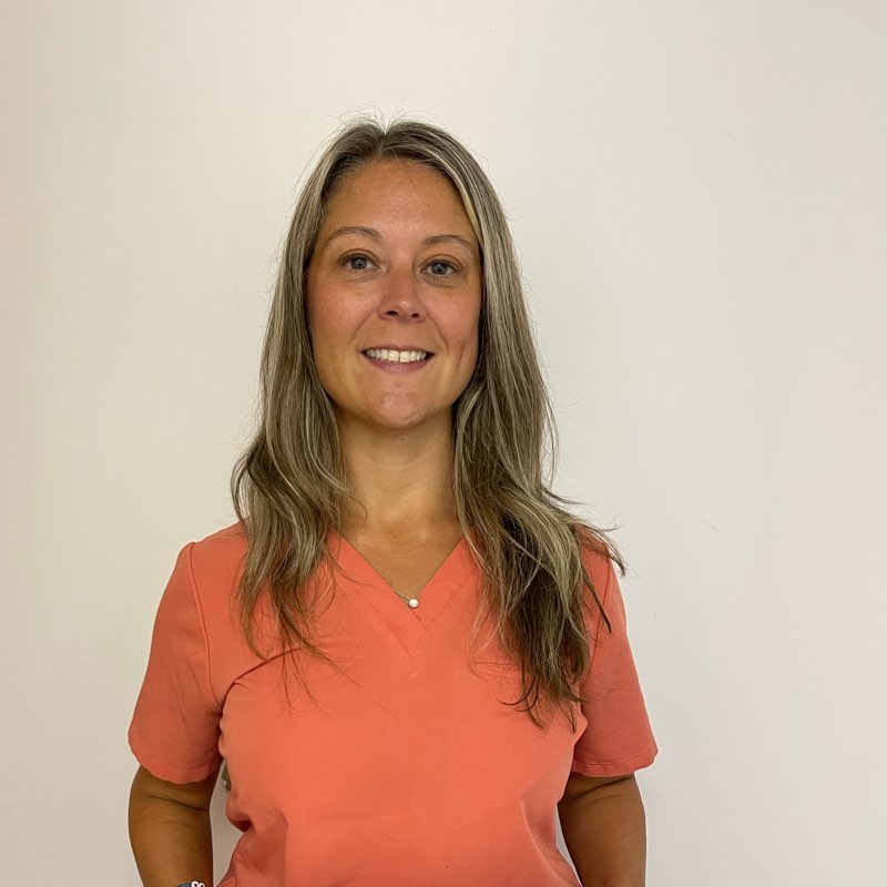 Crushing steps with Krissy logo