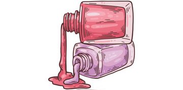 pacing while my nails dry 💅🏼 banner