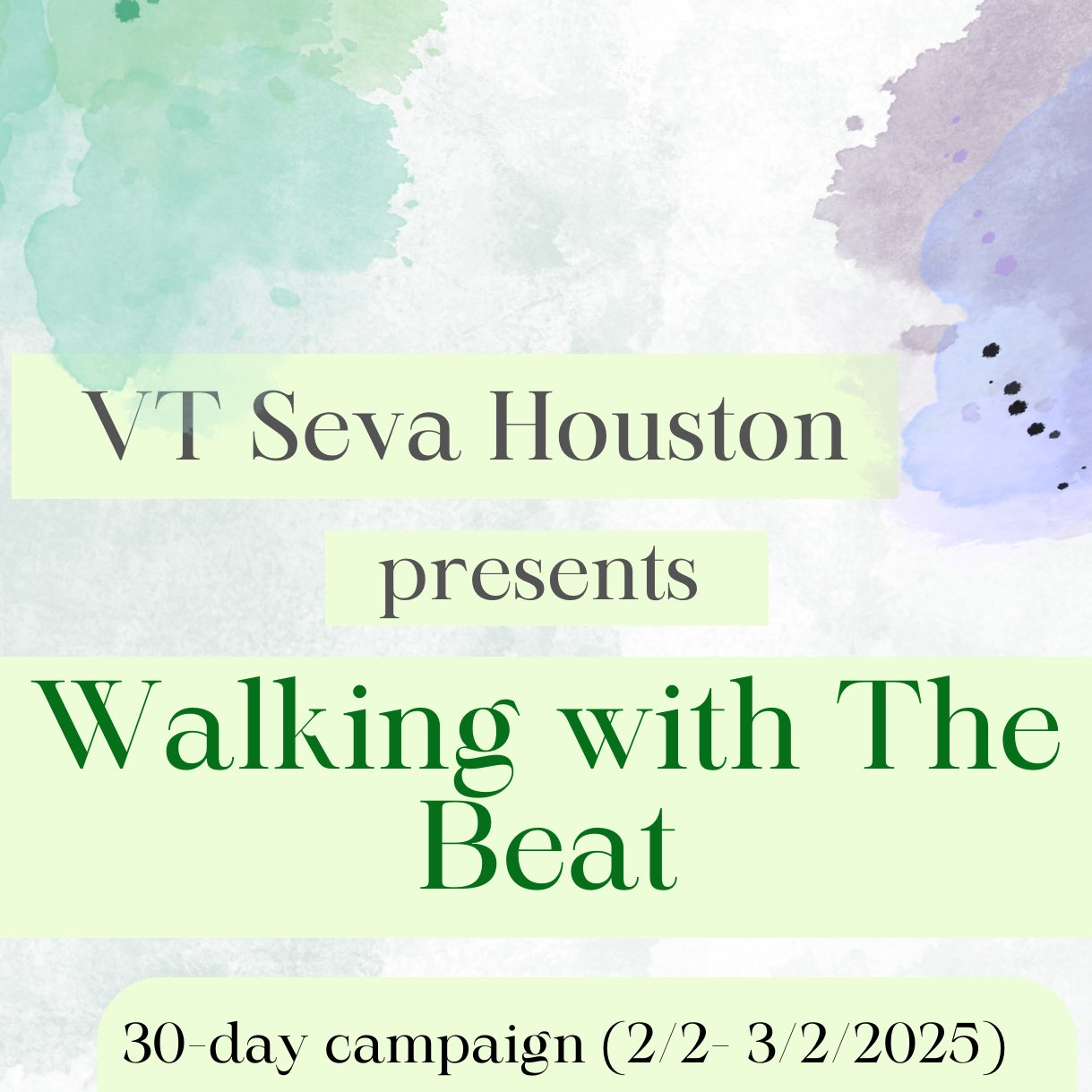Walking With The Beat 2025 logo