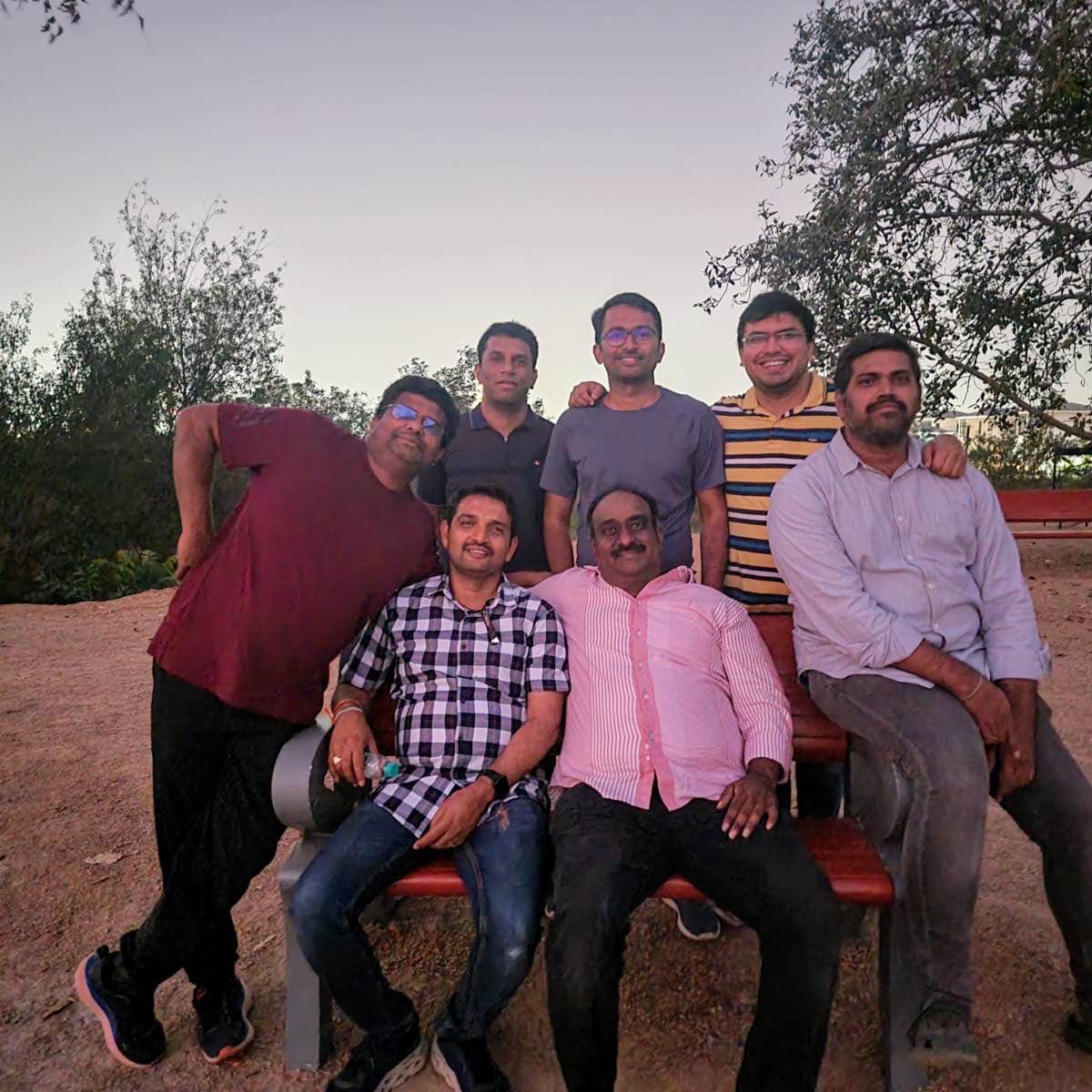 Run behind Sreekanth logo