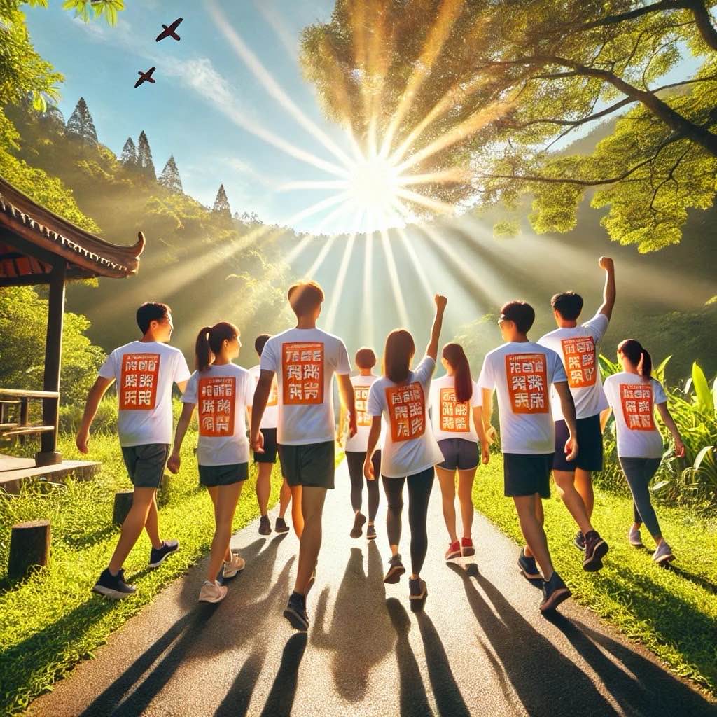 橘_陽光行走 logo