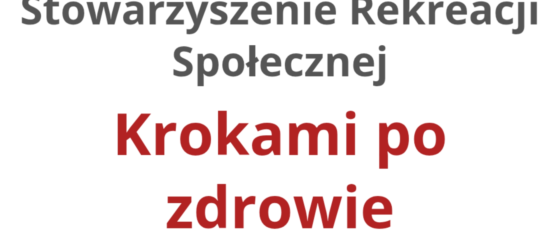 SRS Krokami po zdrowie banner