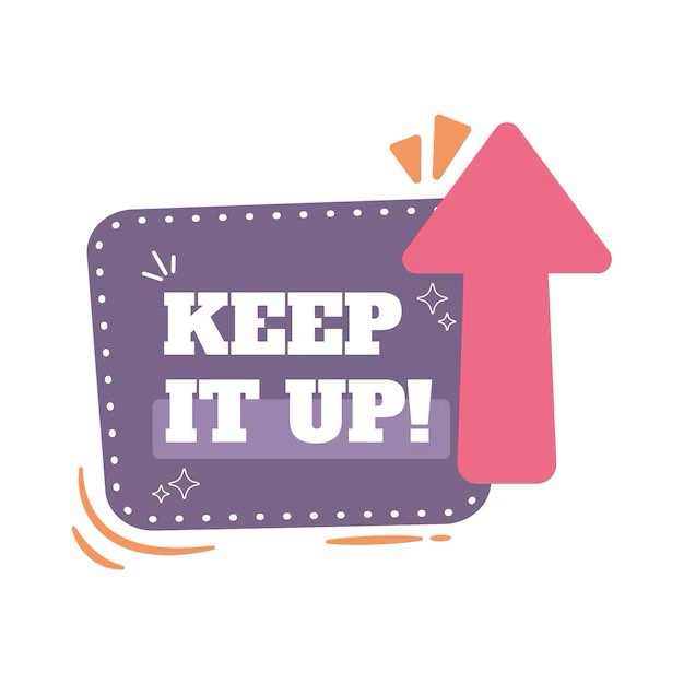 Keep it up 🏃 logo