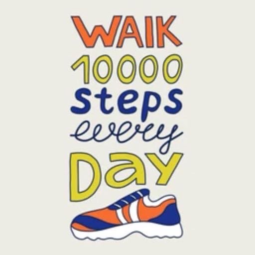 The 10K Steppers 🚶🏻‍♀️💪🏻 logo