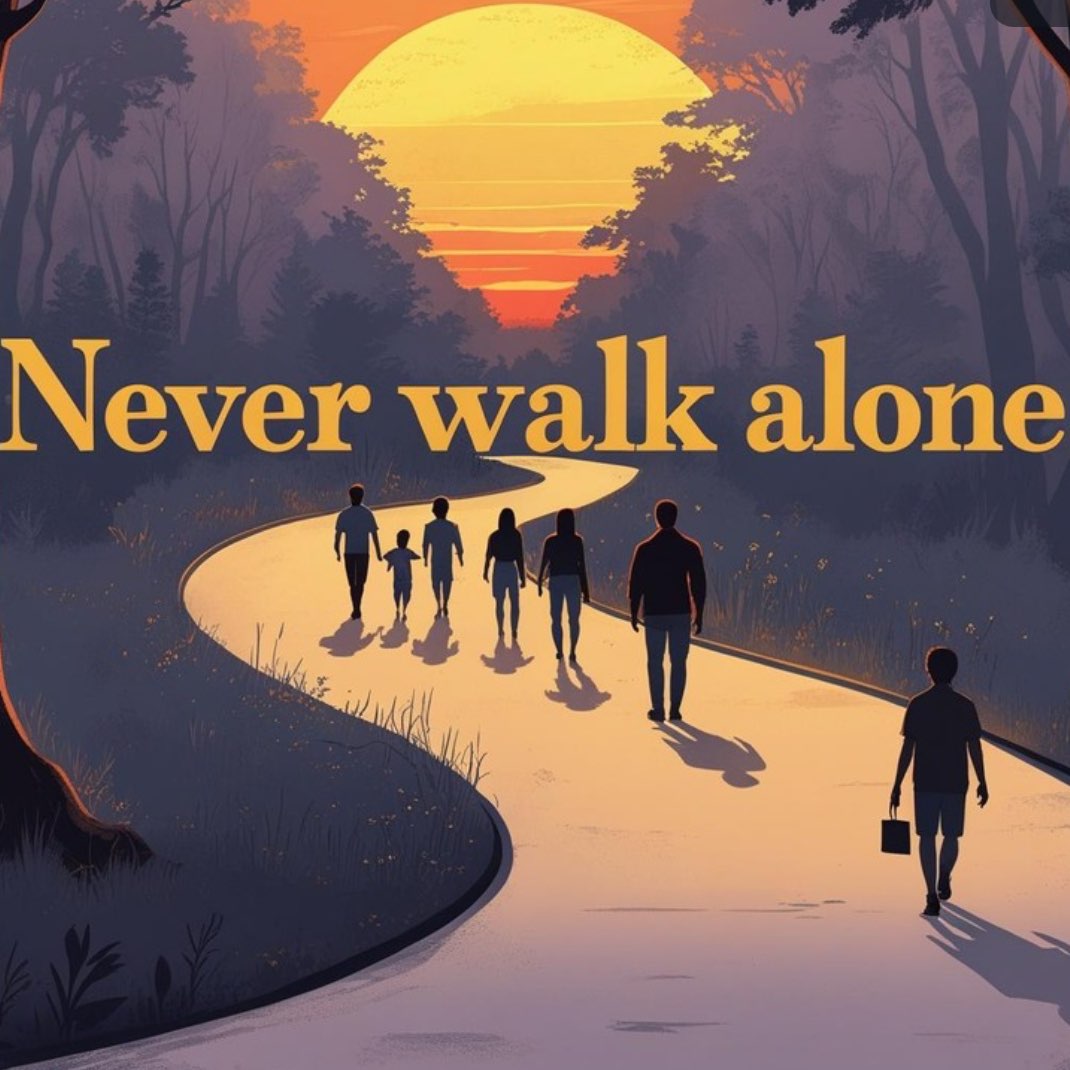 Never walk alone logo
