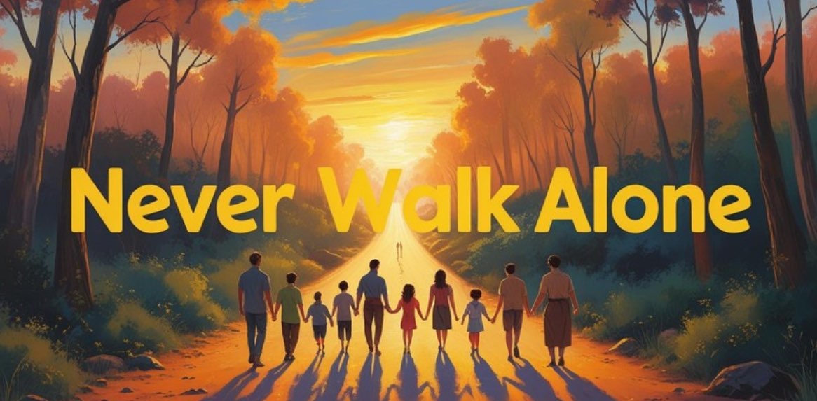 Never walk alone banner