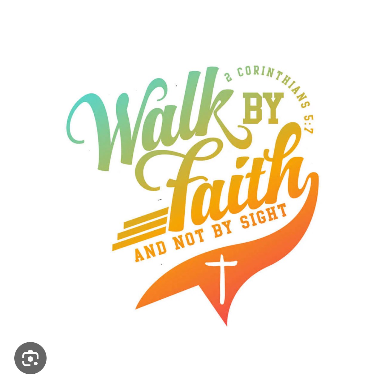 Walk by faith logo