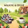 Coffee lovers n Walking 4 health logo