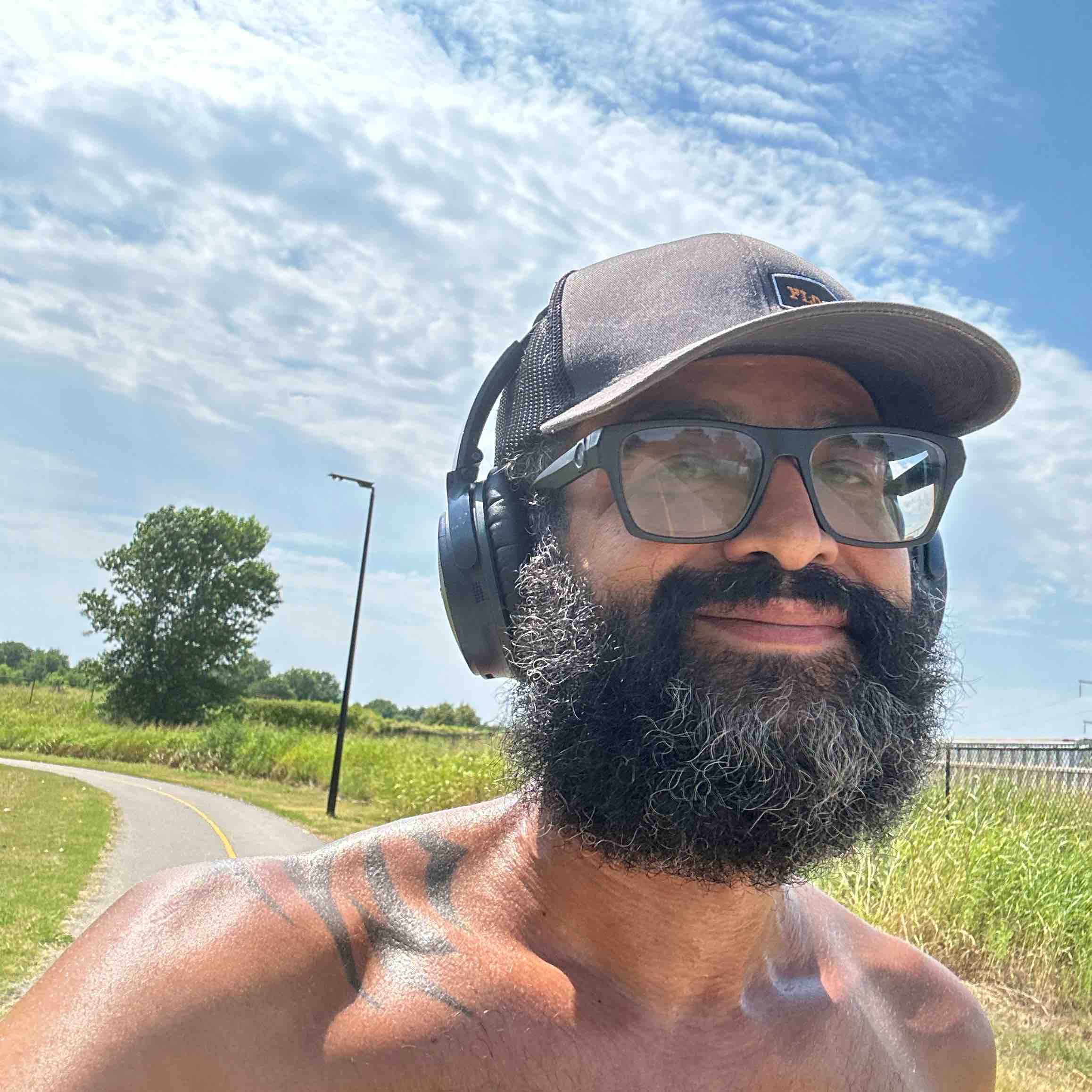 Sun means sweat logo