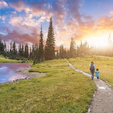 Friends walking club logo