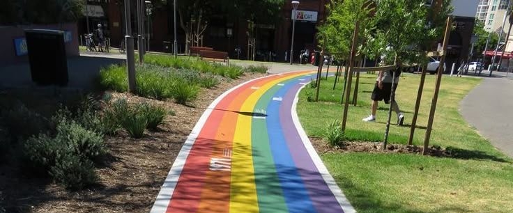Rainbow Street 2 🌈🌹🍀♥️💙🌈 banner