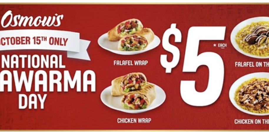 Osmow’s Shawarma banner