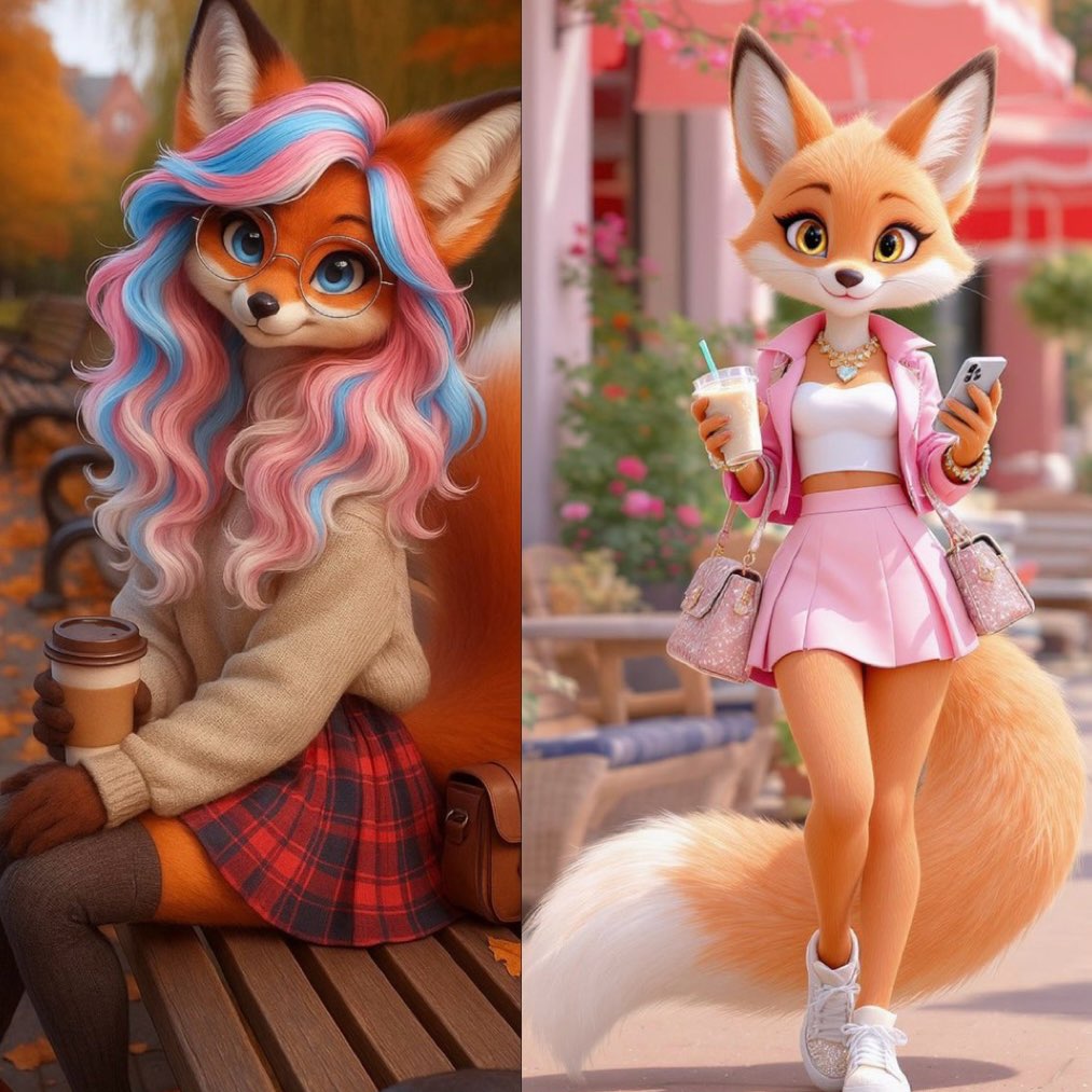 🧚‍♀️/ 🦊 /🐺/👸/😸/👩‍🌾/🐅 logo