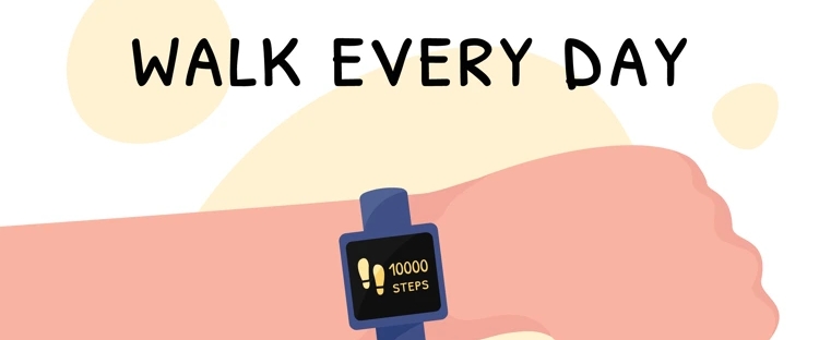 Walk Daily Steps Club banner