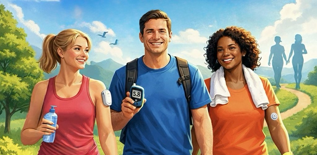 Diabetes Typ 1 Fitness banner