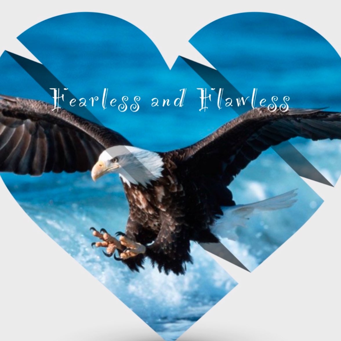 Fearless & Flawless 💙🩵 logo