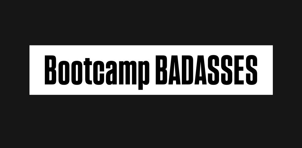 BOOTCAMP Badasses banner