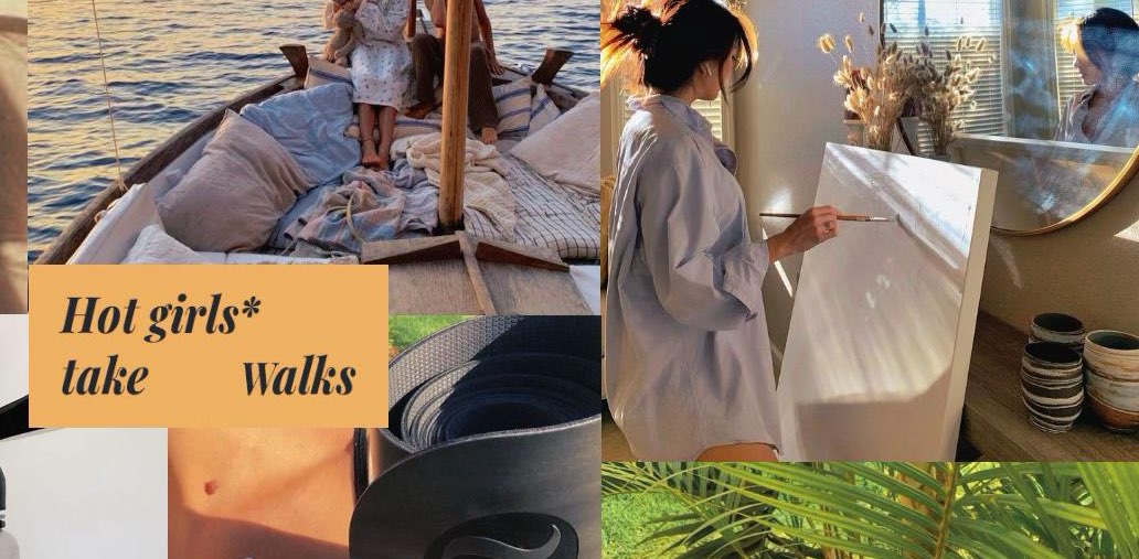 Hot Girl Walk🥂✨🎀 banner