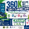 360k steps in 1 month logo