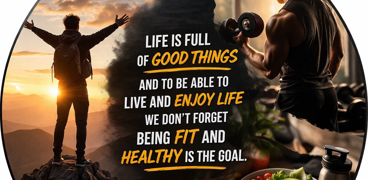 Healthy living banner