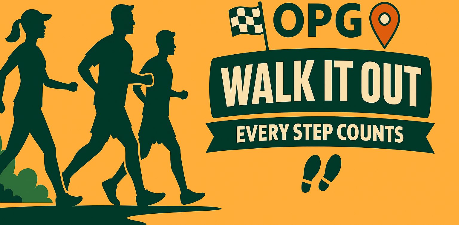OPG WALK IT OUT banner