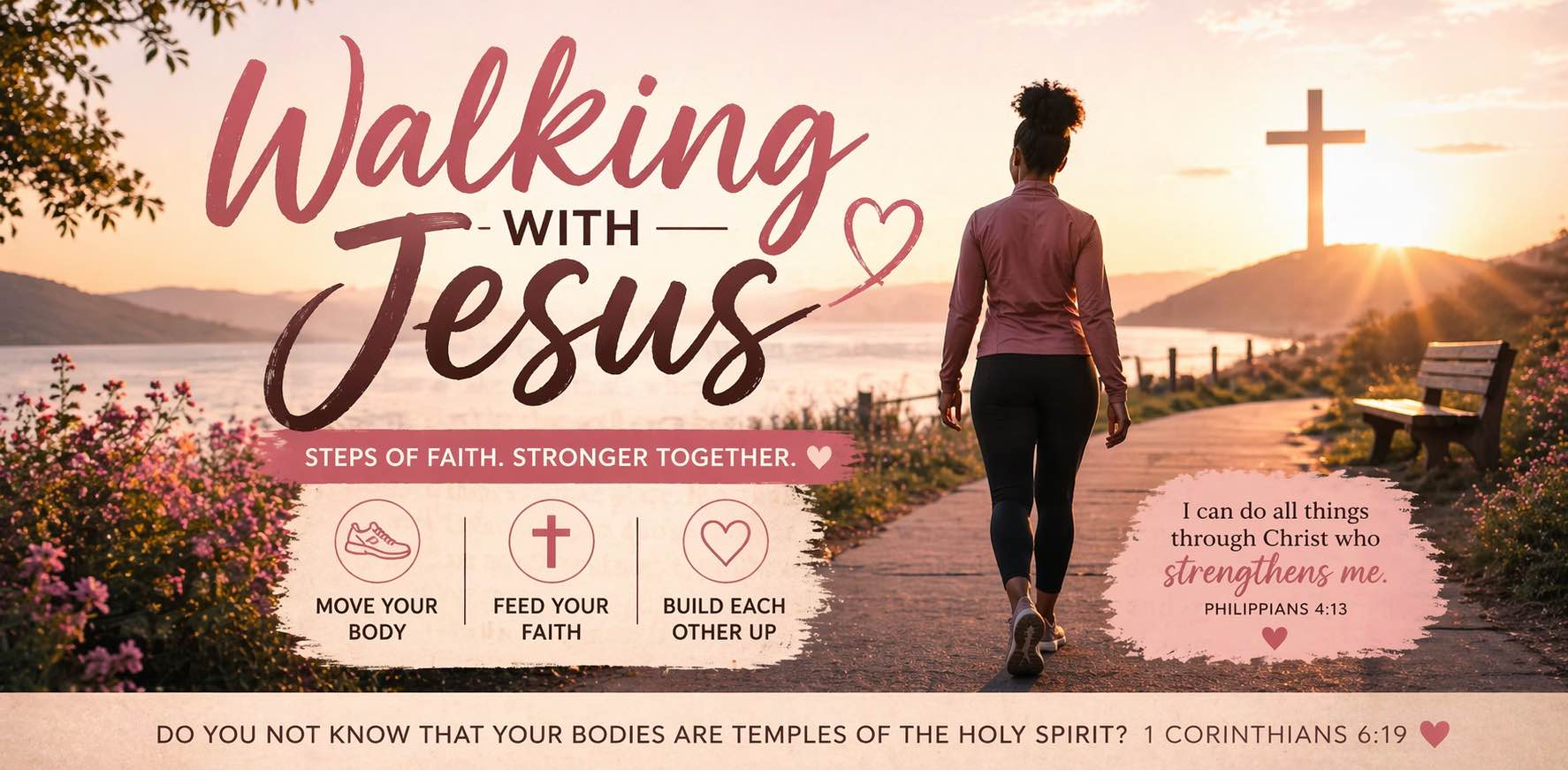 Walking With Jesus 💕 banner