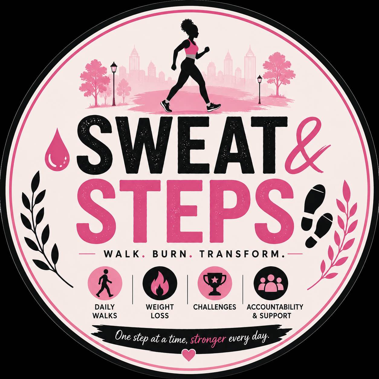 Sweat & Steps logo
