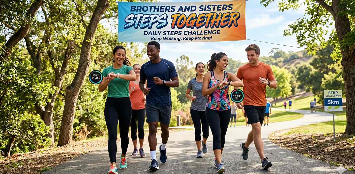 Brothers Steps together banner