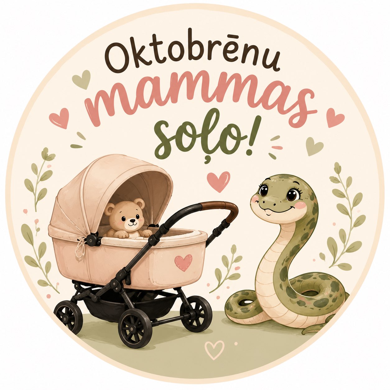 Oktobrēnu FORŠĀS mammas logo