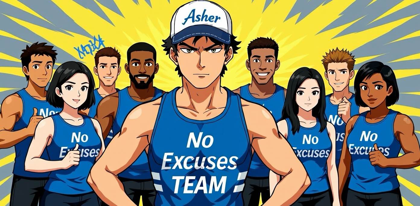 No Excuses II! banner