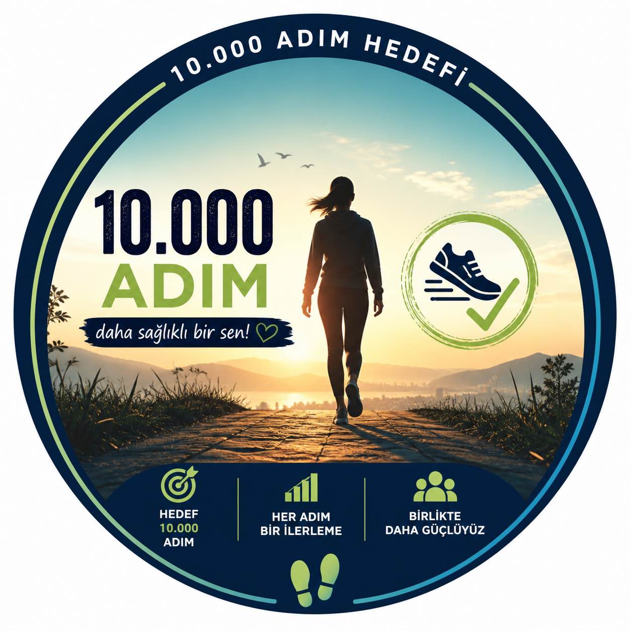 Mayıs 10 bin adım logo