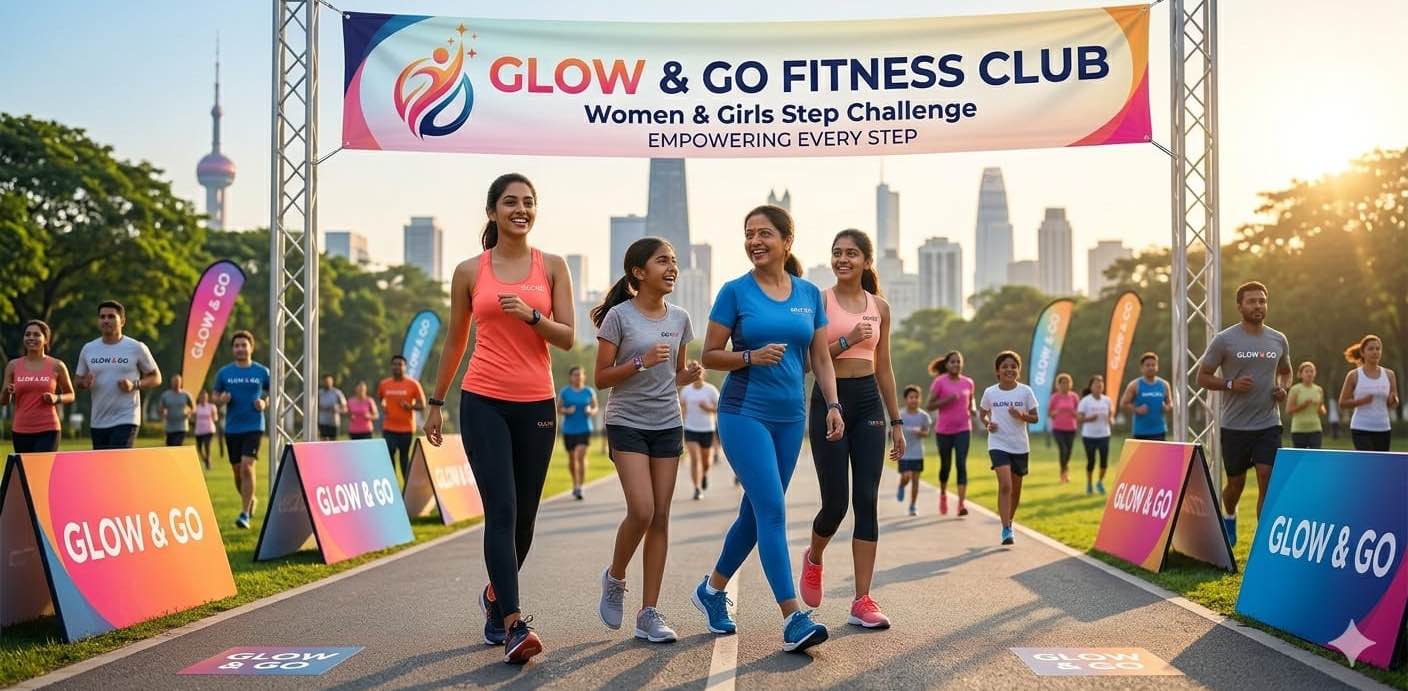 Glow & Go Fitness Club banner