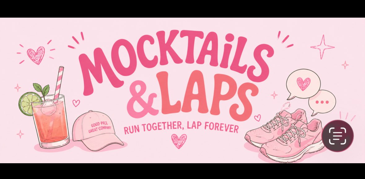 Mocktails & Laps banner