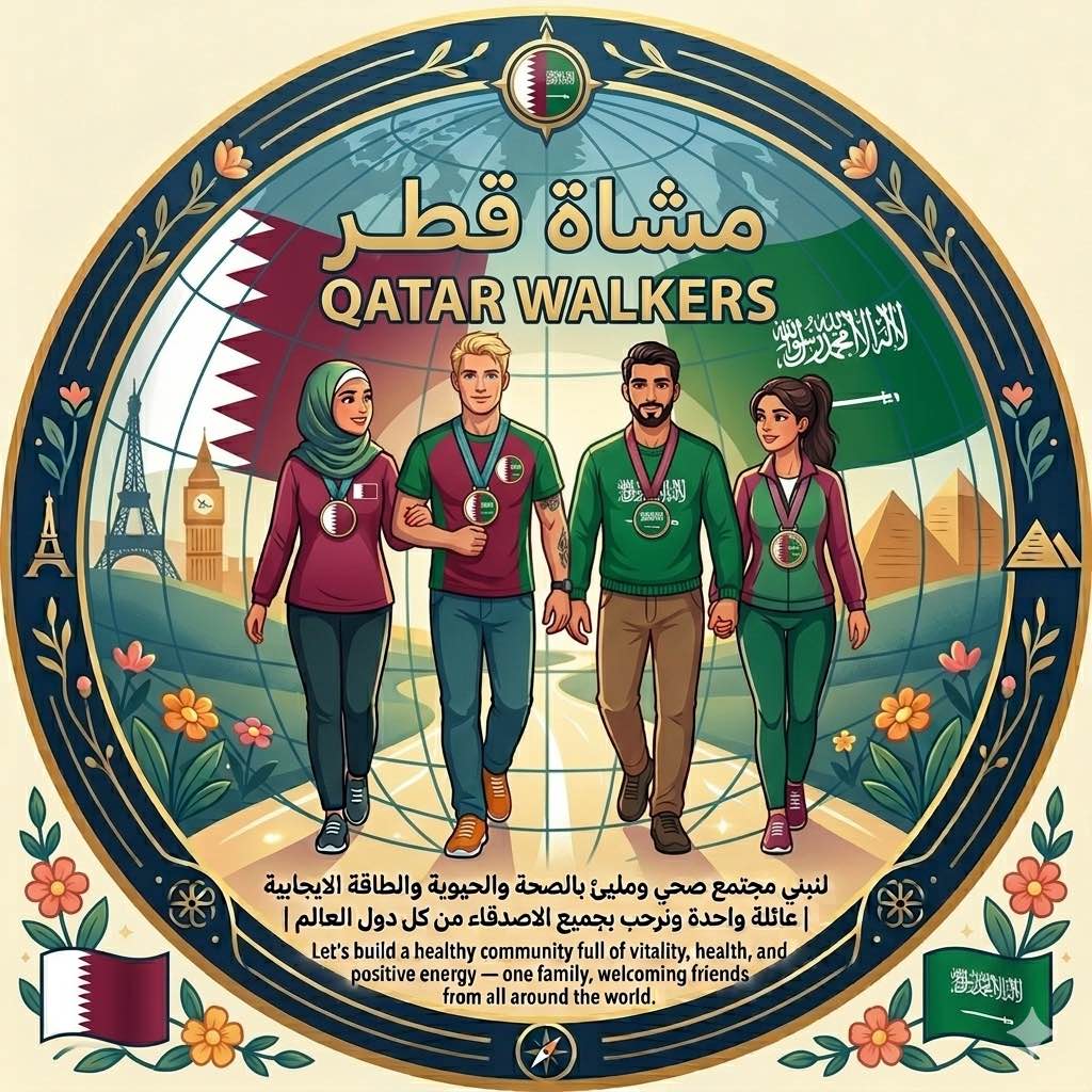 QATAR WALKERS logo