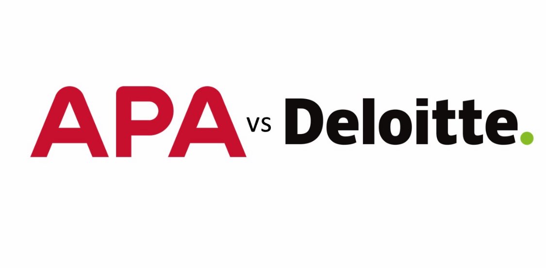 APA vs Deloitte banner
