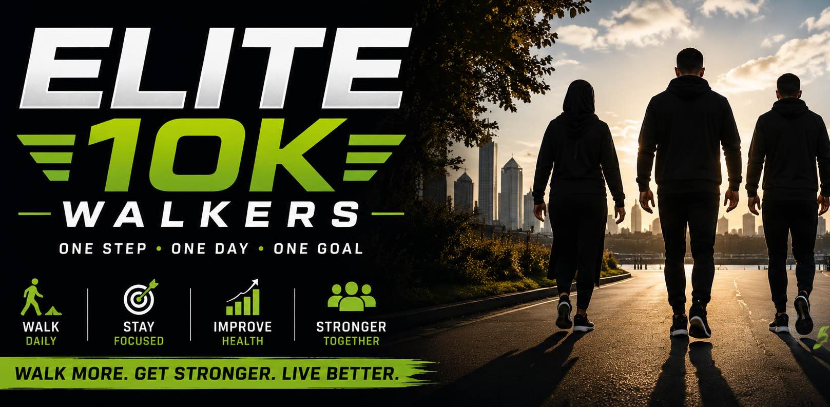 Elite 10K Walkers banner
