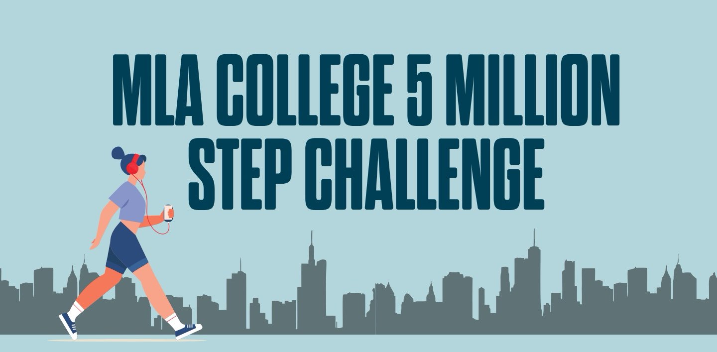 MLA College Step Challenge banner