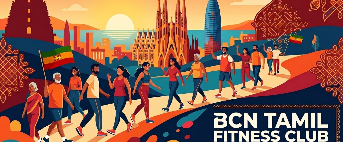 Bcn Tamils fitness club banner