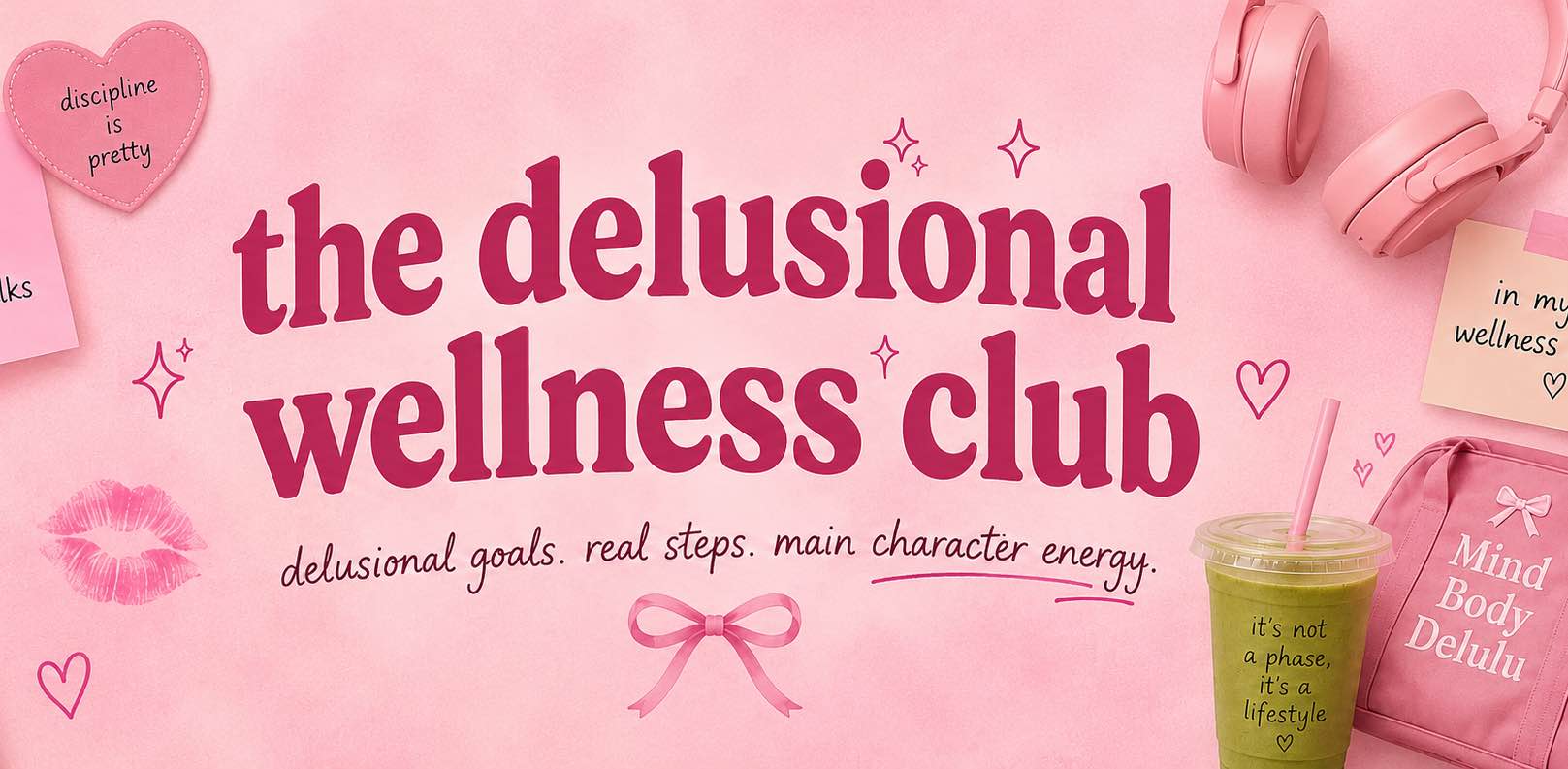 The Delusional Wellness Club ✨ banner