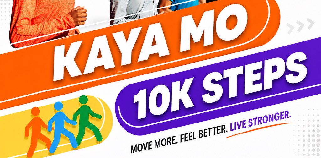 Kaya Mo Mag 10k steps banner