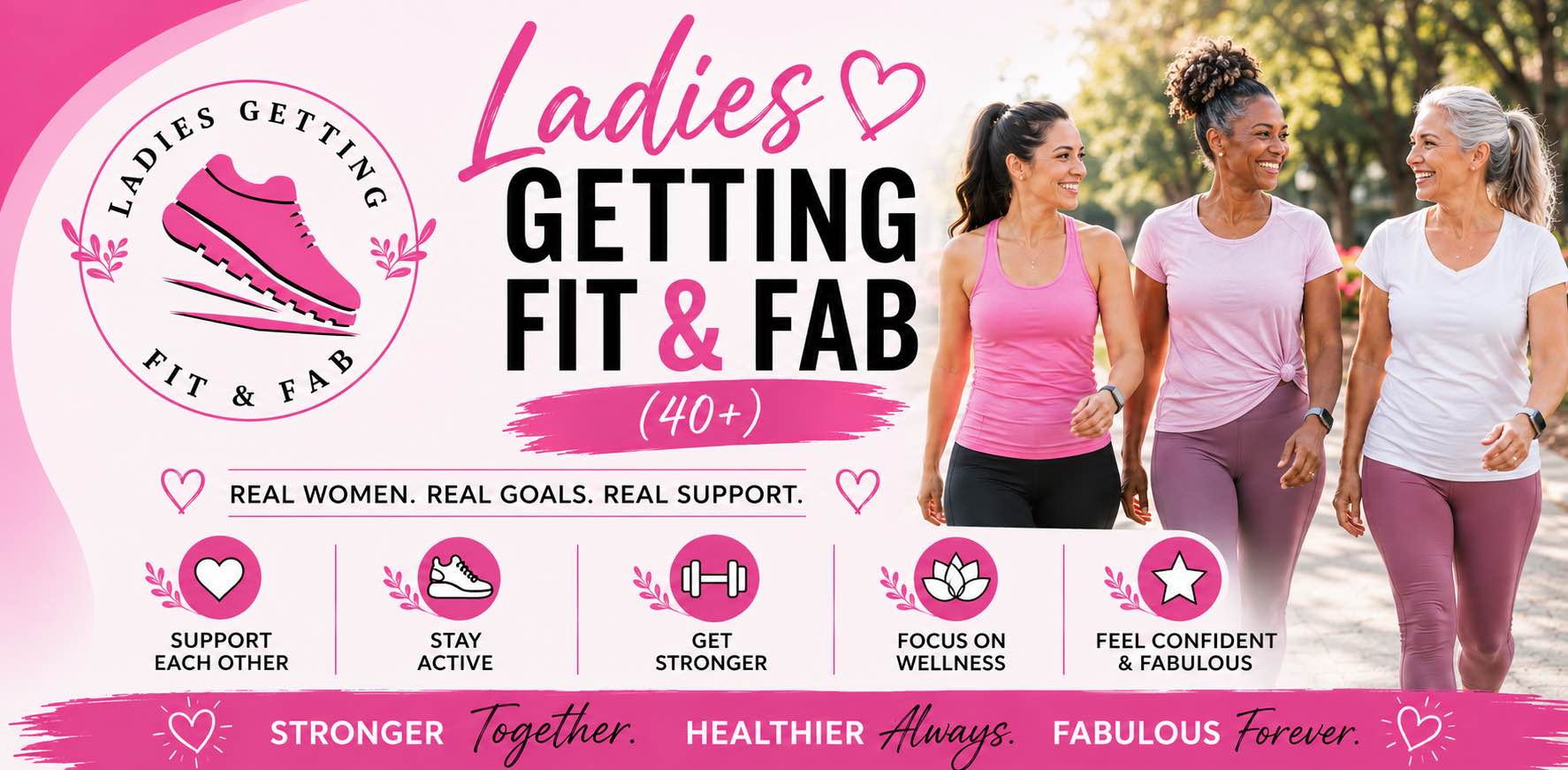 Ladies Getting FIT&FAB (40’s+) banner